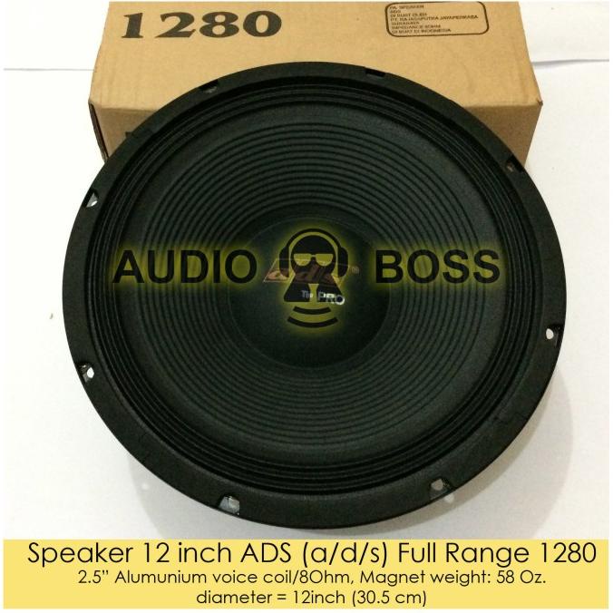 Speaker ADS Full Range 12 inch 1280 - Speaker ADS 12" Full Range 1280