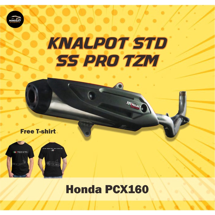 Knalpot STD SS Pro Full Package For PCX 160 By TZM Project best deal
