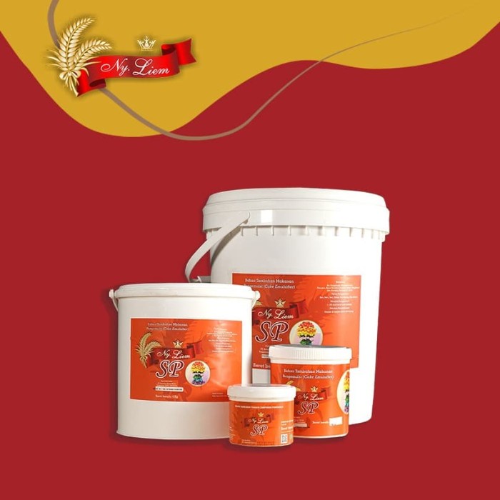 

NY. LIEM SP : cake emulsifier / pengemulsi kue (bahan kue) 200 gram