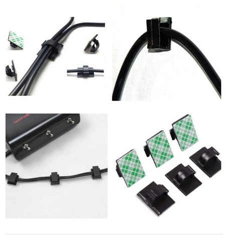 

Klip Perapih Pengikat Penjepit Kabel Mobil Listrik USB PC Organizer