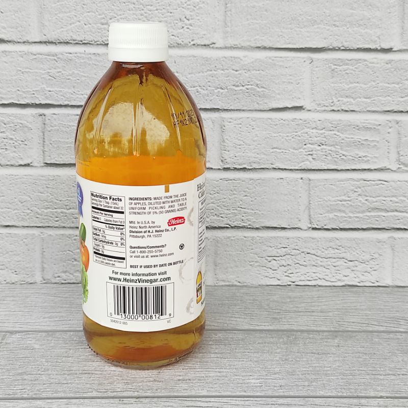 

Heinz Cider Vinegar 473Ml Cuka Apel