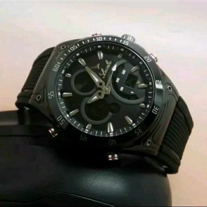 TERMURAH jam tangan pria premium original lasebo 8040 karet rubber original /JAM TANGAN ANTI AIR/JAM