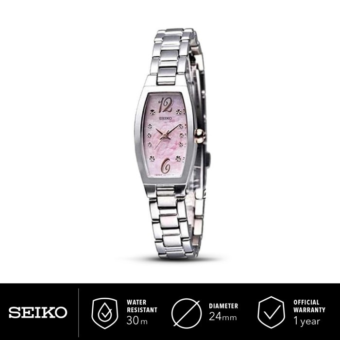 ✅Baru Jam Tangan Wanita Seiko Sxgn97 Pink Quartz Stainless Original Berkualitas