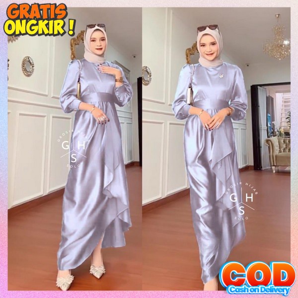 Bj Gsmis Muslim Ibuibu Pengajian Bj Dreas Branded Bahan Tebal Syari Deres Remaja Model Terbaru 2024 