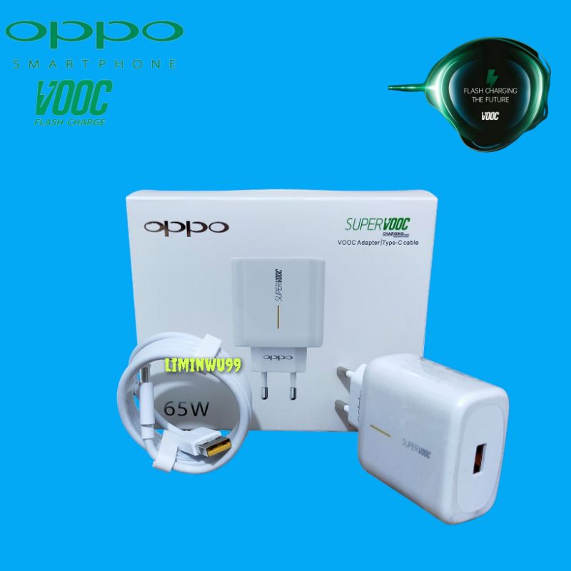 CHARGER OPPO SUPER VOOC FAST CHARGING 65W