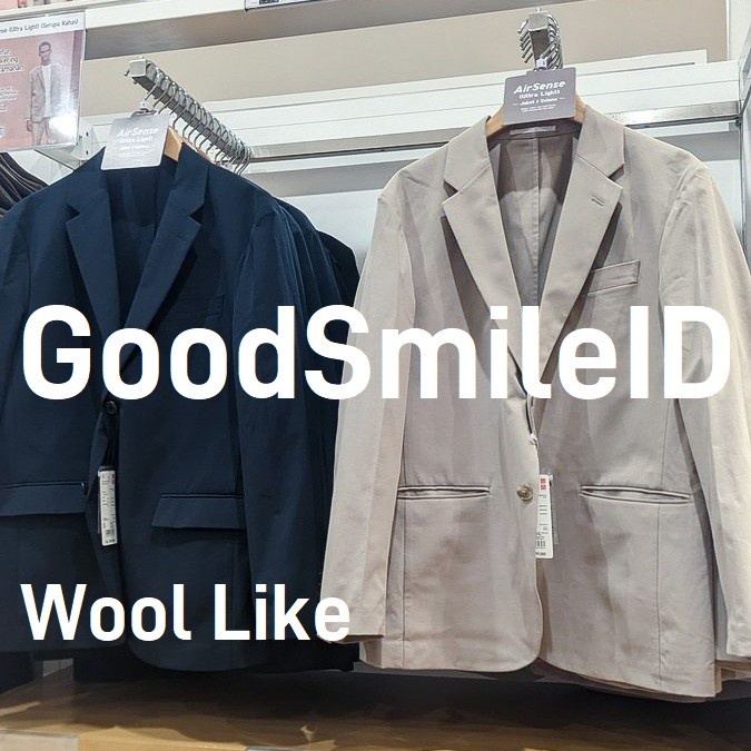 Jastip Men Jaket Airsense Wool Like Ultra Light Pria Jas Blazer Uniqlo