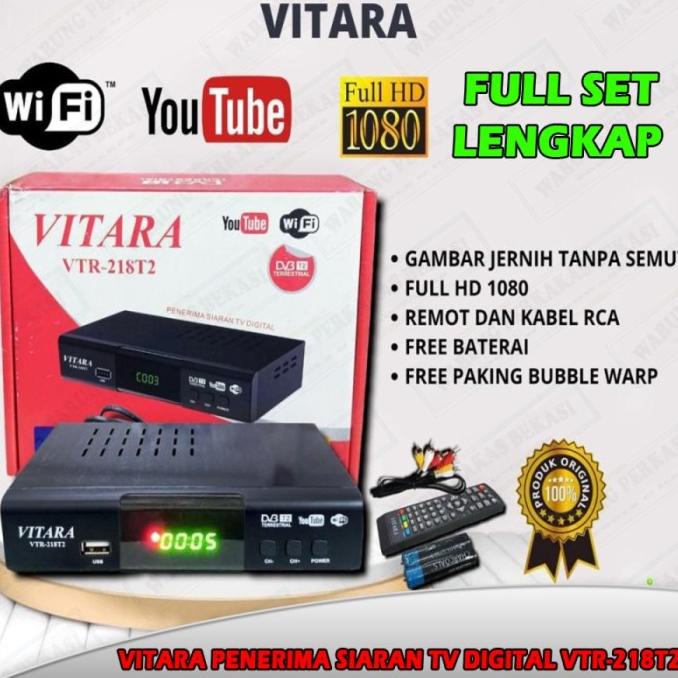 ```````] VITARA SET TOP BOX STB TV PENERIMA SIARAN TV DIGITAL