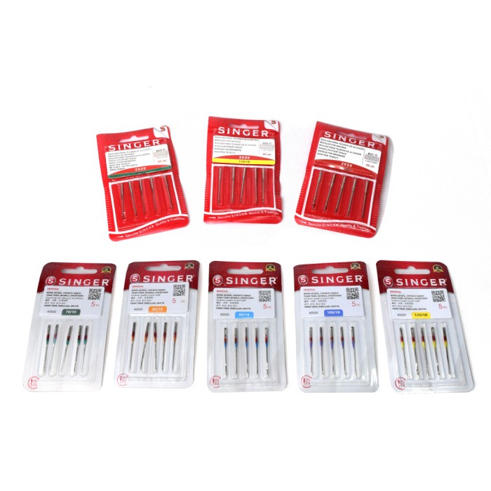 

Jarum SINGER 2020 Blisters untuk Mesin Jahit
