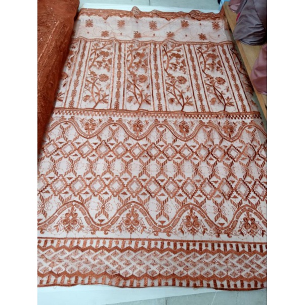 BAHAN/KAIN TILE SAPTO UNTUK KEBAYA DRESS