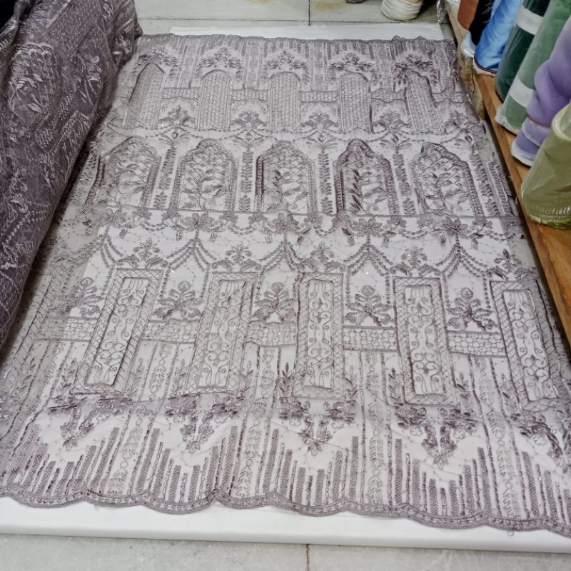 BAHAN/KAIN TILE SAPTO MOTIF/BAHAN KEBAYA