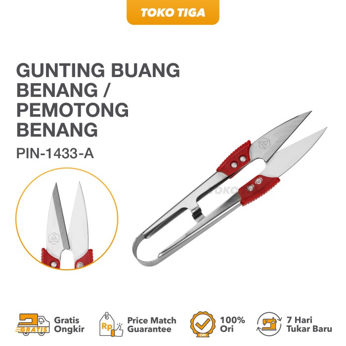 

Thread Cutter / Gunting Cekris Buang Benang Stainless (PIN-1433)