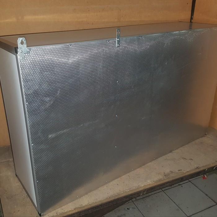 Rak Gantung Lemari Dapur Kitchen Set Atas Aluminium Kaca 3 Pintu Acp