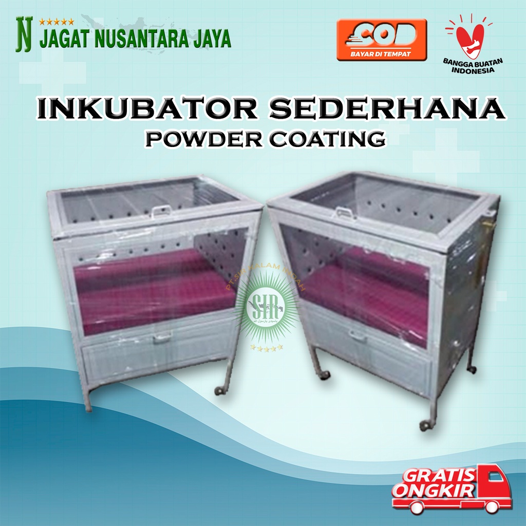 INKUBATOR SEDERHANA POWDER COATING | INKUBATOR BAYI | INKUBATOR RUMAH SAKIT
