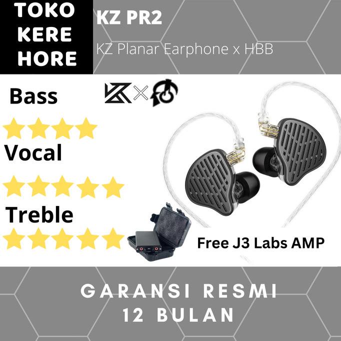 Kz X Hbb Pr2 Planar Magnetic Driver In Ear Metal Earphone With Mic