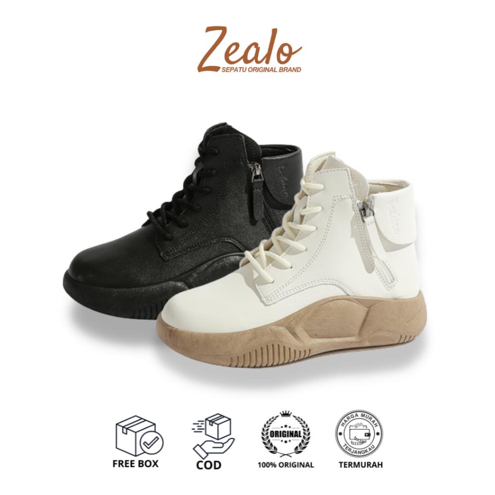 Zealo.Shoes 273 Sepatu Sneakers Boots Wanita Tali Import Premium