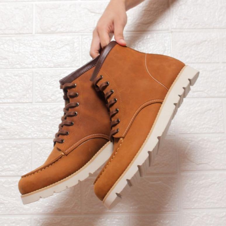 Sepatu boots pria redwing original Boston Footwear Bahan kulit Asli