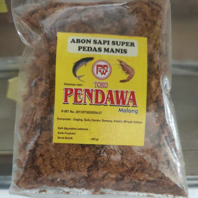 

Abon Sapi Pedas Manis 100gr