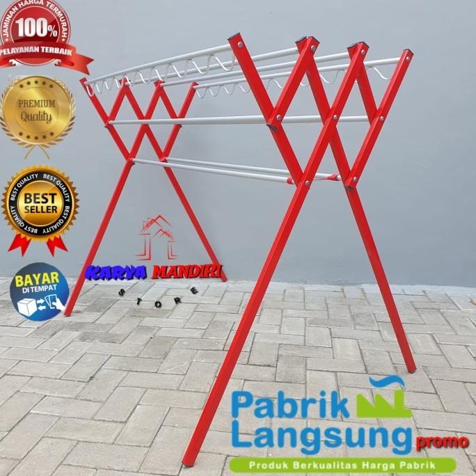 Terbaru / Termurah / Harga Promo / Jemuran Baju Aluminium 120 Cm Initokobaru_