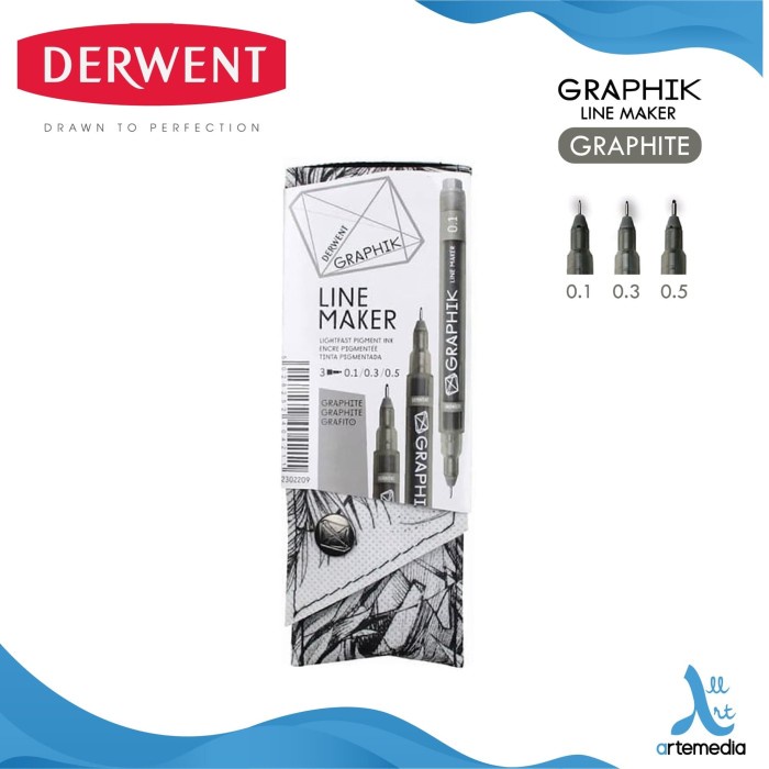 

Drawing Pen Derwent Graphite Line Maker Set 3 Terbaru