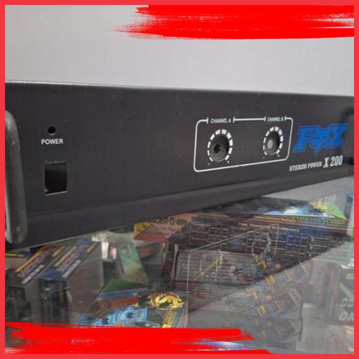 (mas) box power amplifier sound system fox x200 plat besi