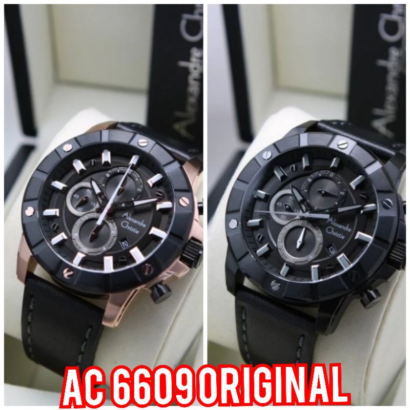 JAM TANGAN PRIA ALEXANDRE CHRISTIE AC 6609 / AC6609 KULIT ORIGINAL