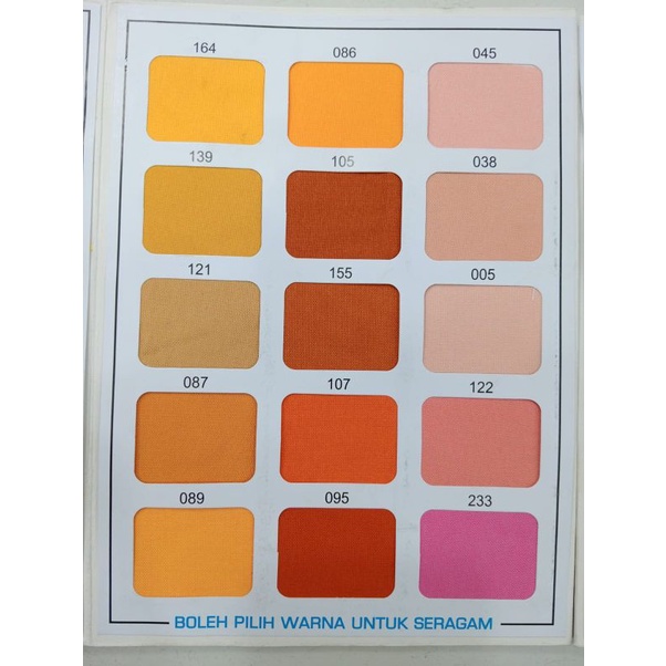 SAMPLE MARYLAND KAIN/BAHAN SERAGAM SEKOLAH SD SMP SMA