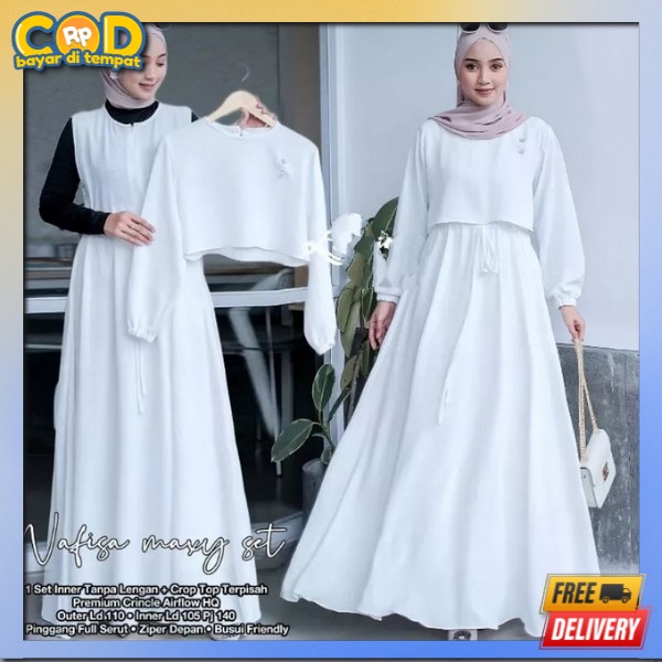 Dreas Branded Kekinian Ghamis Terbaru 2024 Bju Muslimah Pesta Import Dress Mewah Gsmis Dreas Wsnita 