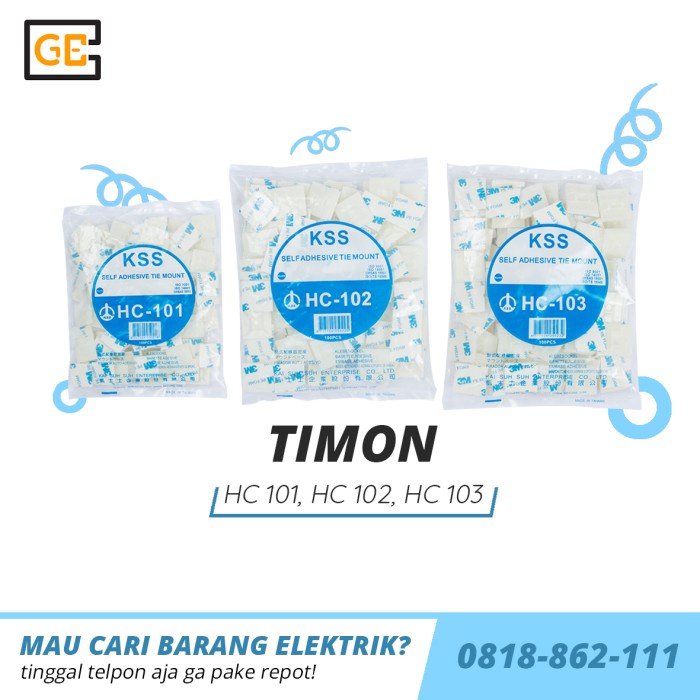 

Kabel Tie Mount Kss Hc 103 (30X30Mm) Terbaru