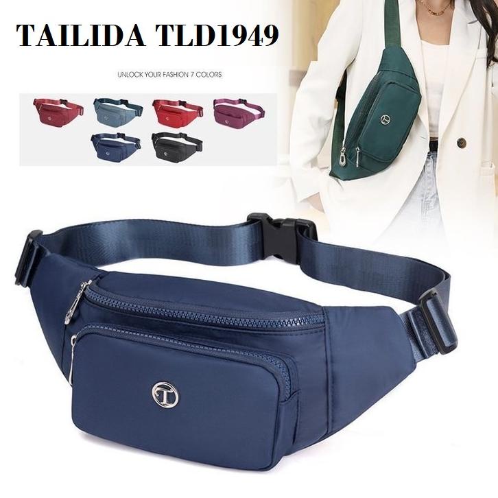 Tas Wanita Import Pinggang Selempang Waistbag Waist Bag TAILIDA TLD1949 1949 Parasut Super Anti Air
