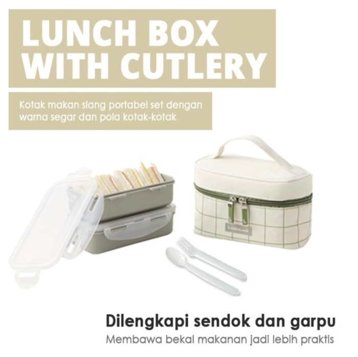 Lock & Lock Lunch Box Set Tempat Makan
