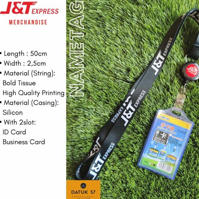 

{ Lutfystore_01 } J&T Express Merchandise : Tali Nametag Seragam J&T Jnt Terbaik