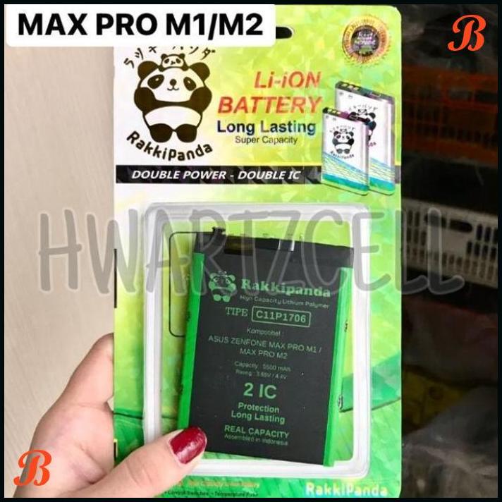 BATERAI RAKKIPANDA DOUBLE POWER IC ASUS ZENFONE MAX PRO M1 M2 6000MAH | BTR