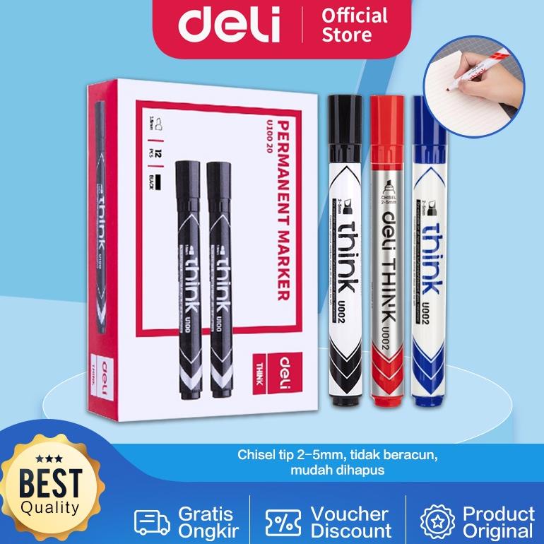 

Deli Spidol Whiteboard Marker 2-5mm 1pc mudah di hapus dan tidak beracun EU002X0