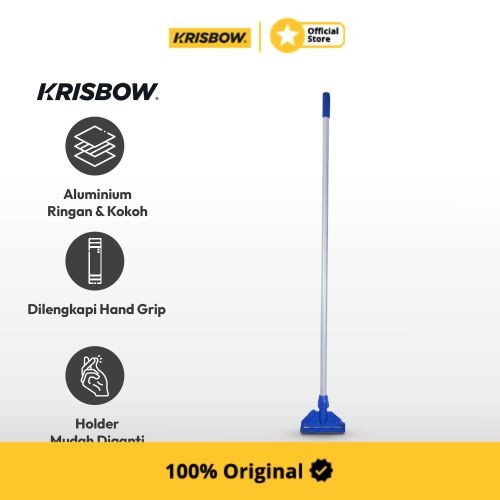 Krisbow Handle Plastic Mop Gagang Pel Aluminium