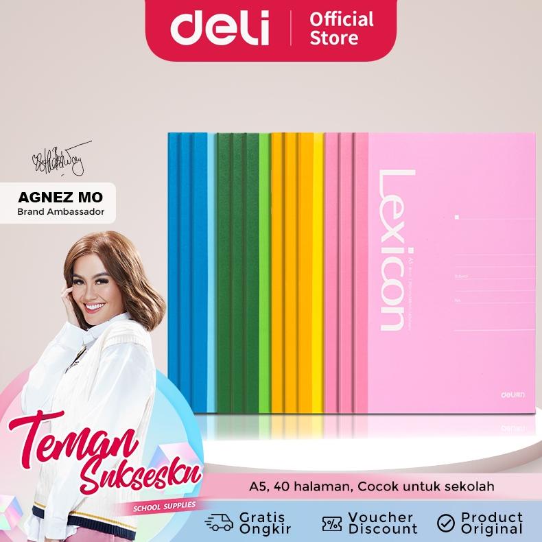 

Deli Soft Cover Notebook / Buku Catatan 4 Warna Ukuran A5 766X