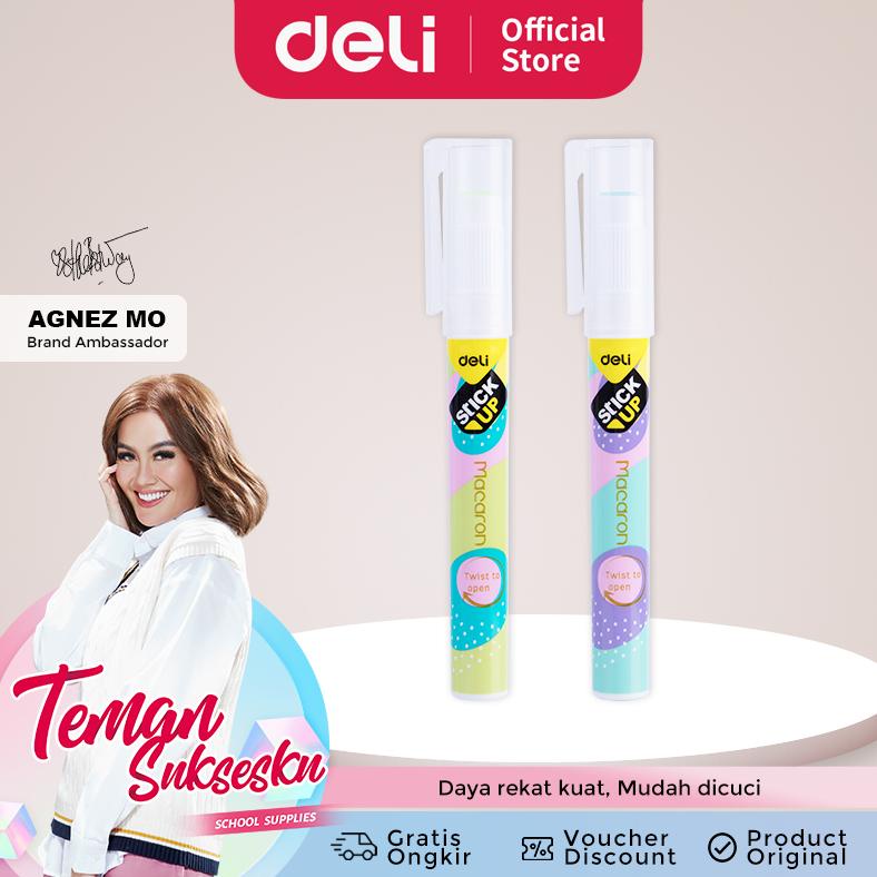 

Deli Glue Stick Lem Kuat Bentuk Pena dengan Klip, Bisa Dicuci EA23810