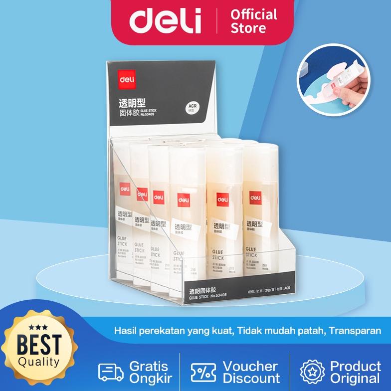 

Deli Glue Stick / Lem Kertas Batangan 8 13 21 gram Merekat dengan kuat 5340X