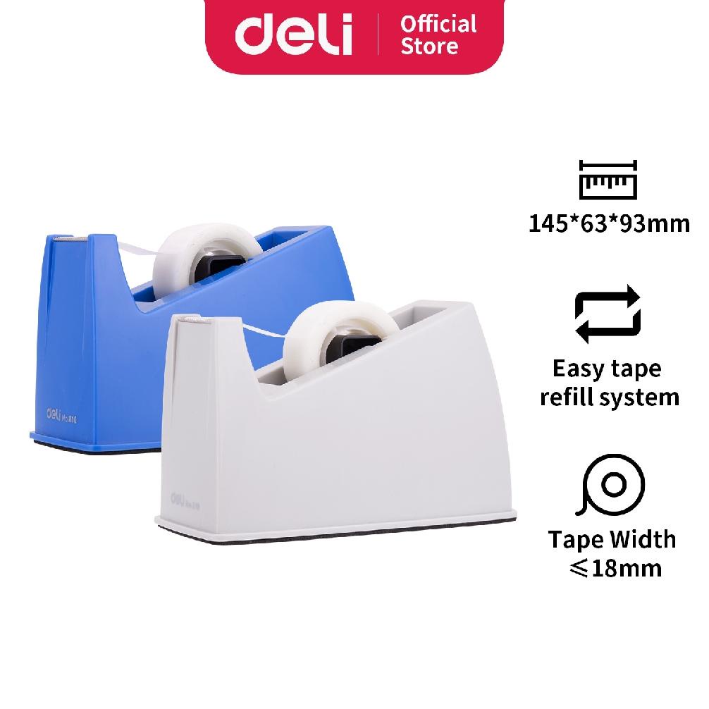 

Deli Dispenser Lakban Tape Dispenser bantalan tidak licin dan mudah digunakan satu tangan E810