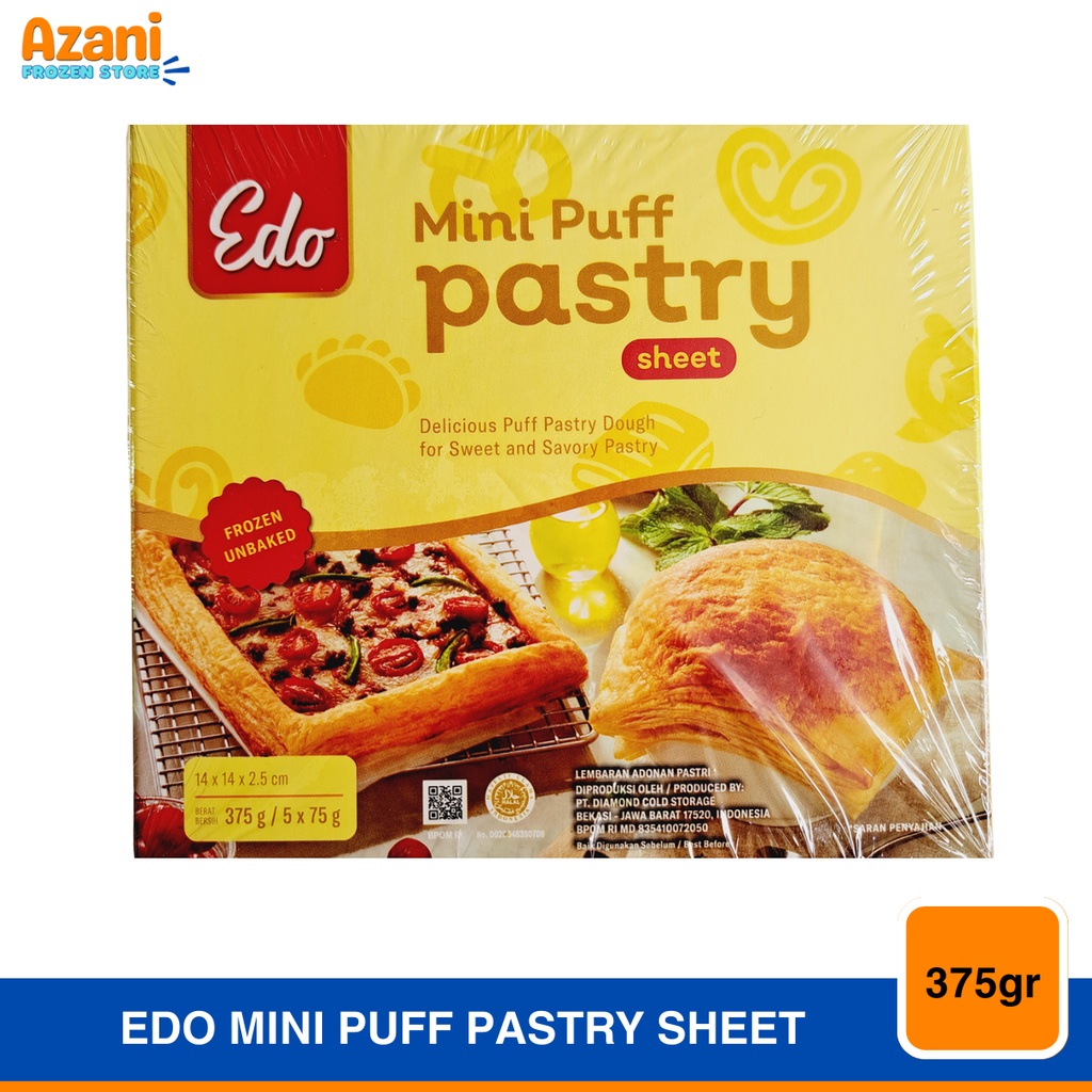 

Edo Mini Puff Pastry Sheet 375Gr