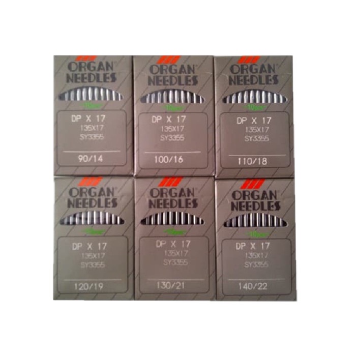 Jarum Organ Dp X 17 / Dpx17 - Jarum Mesin Jahit Walking Foot Berkualitas