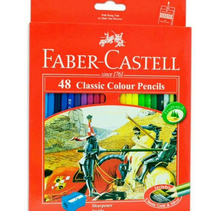 

PENSIL WARNA FABER CASTELL 48 WARNA LONG