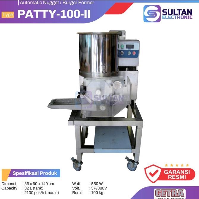 

GETRA AUTOMATIC NUGGET PATTY-100-III / PATTY 100 III / PATTY100III SINTARAHMA5