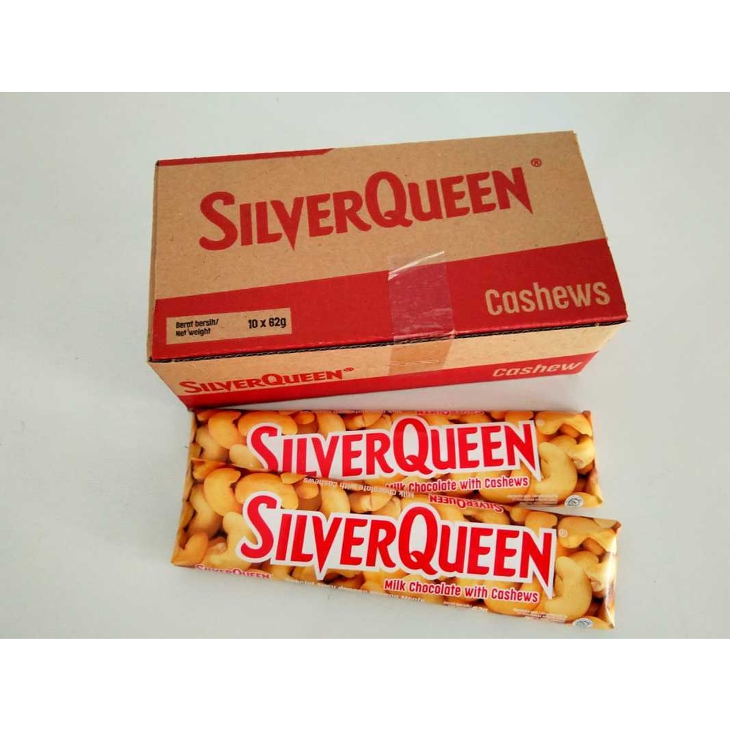 

Sier Queen 1 Box 10 Pcs X 58Gr, Coklat Sierqueen Besar 58 Gr 1 Dus Cokelat