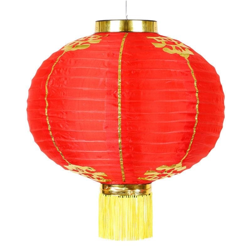 Lampion Gantung Imlek Lampion Kain Sutra Besar / Lampion Dekorasi Hiasan Kelinci 2023 Chinese New
