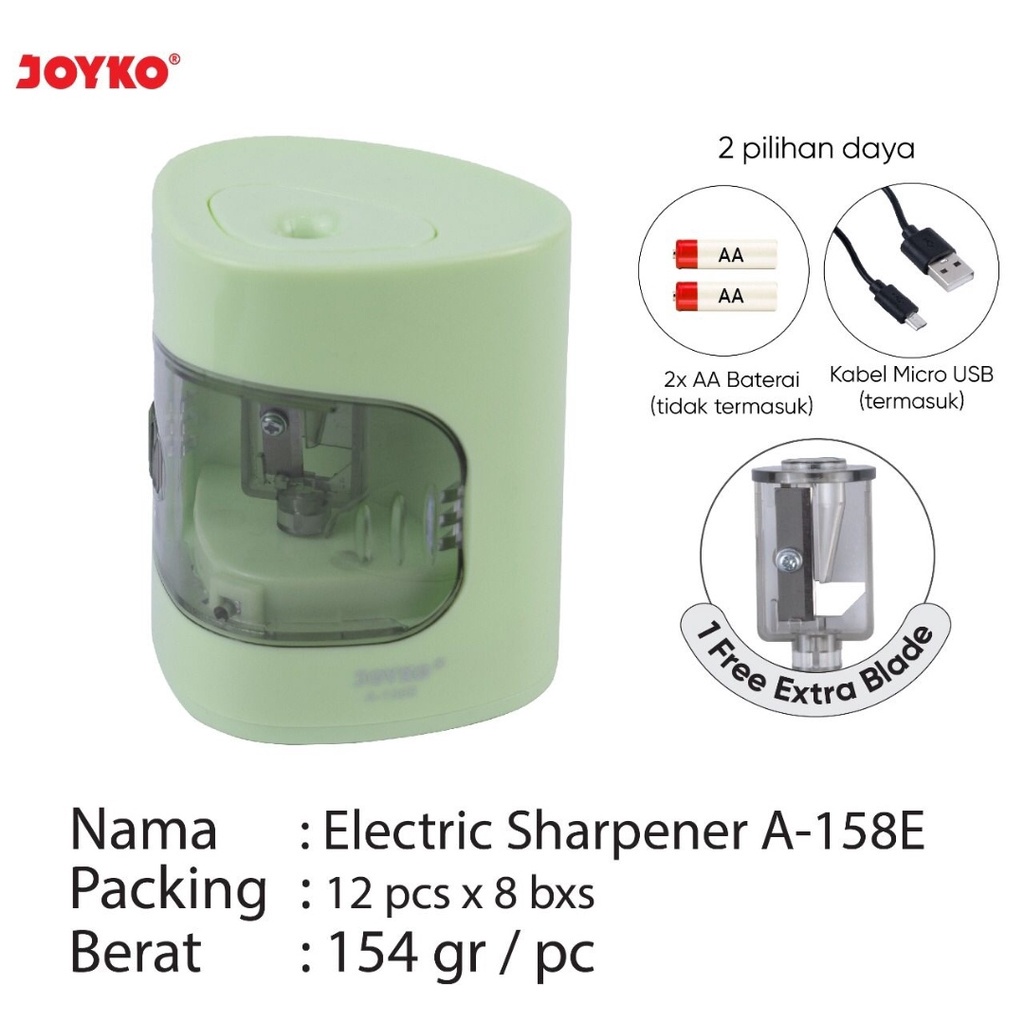 

Rautan Elektrik Joyko A 158 E Electric Sharer Sleper