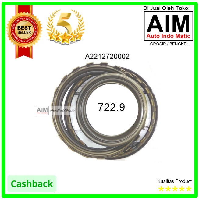 Mercy 7g-Tronic 722.9 Matic Mangkok Pistion Set A2212720002