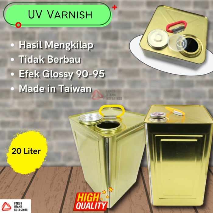 Promo Minyak Uv Varnish / Uv Vernish Roller / Coating - Glossy