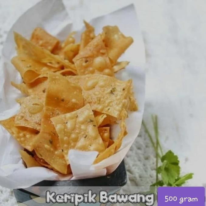 

Keripik bawang Aceh oven snack kiloan 450 gram