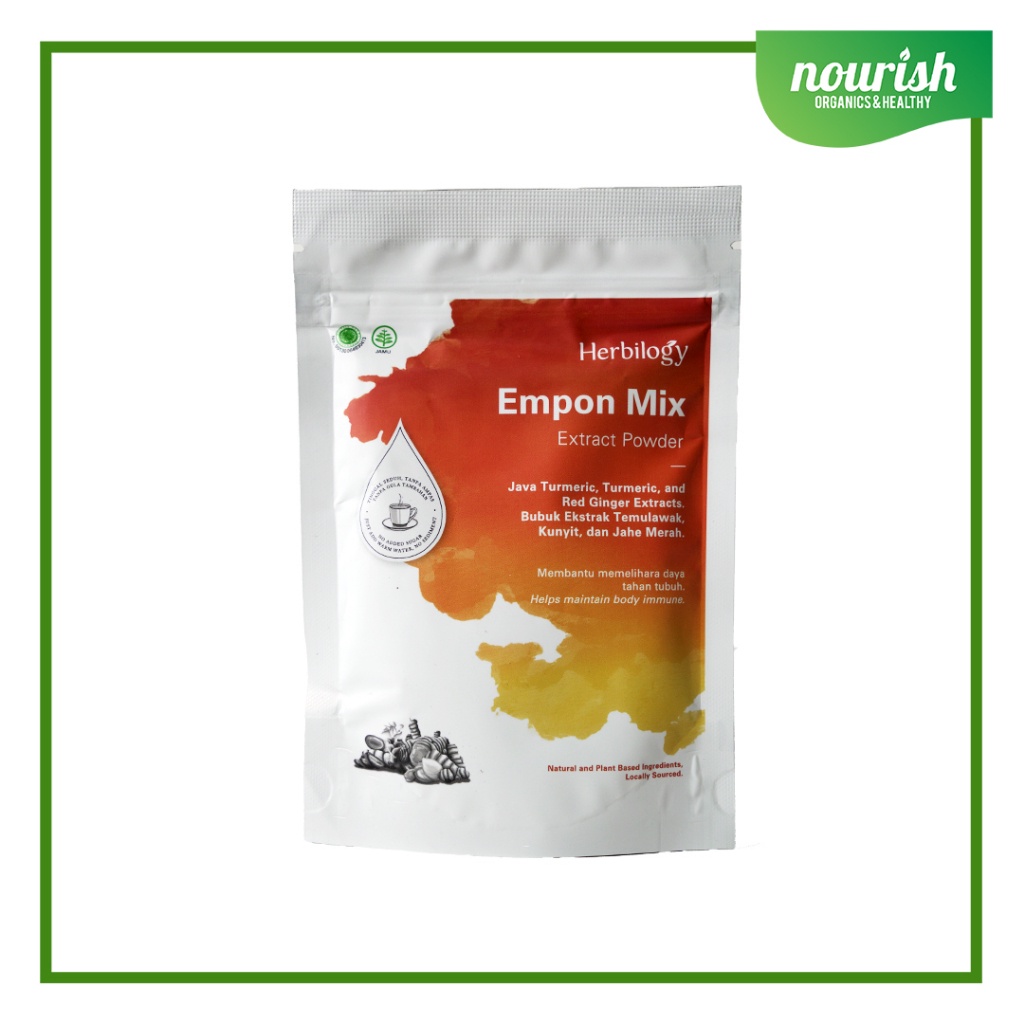 

Ilogy Empon X (Bubuk Ekstrak Kunyit, Temulawak, Jahe Merah) 100G