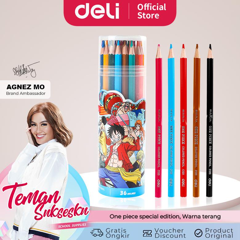 

Deli Pensil Warna / Colored Pencil One Piece Warna Cerah CC119